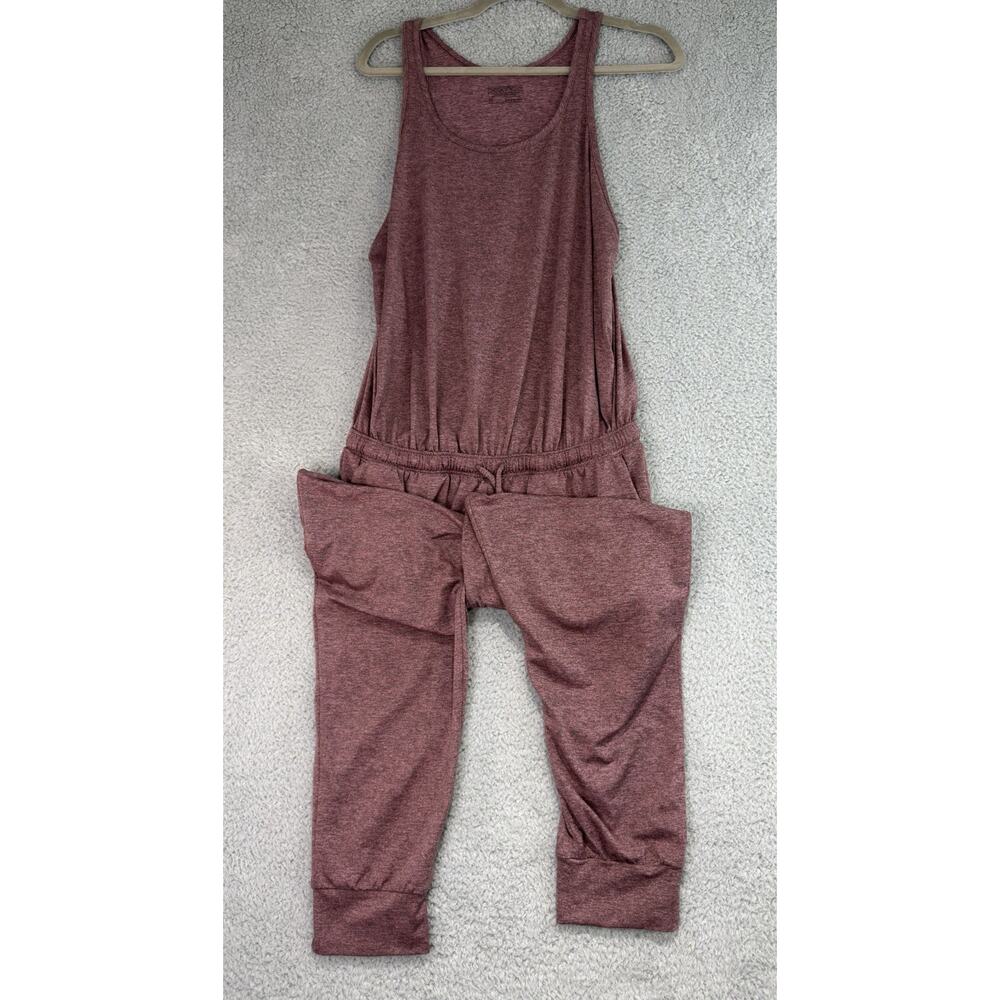 Patagonia Jumpsuit Women's M Burgundy Brown Stretch Hiking Athleisure